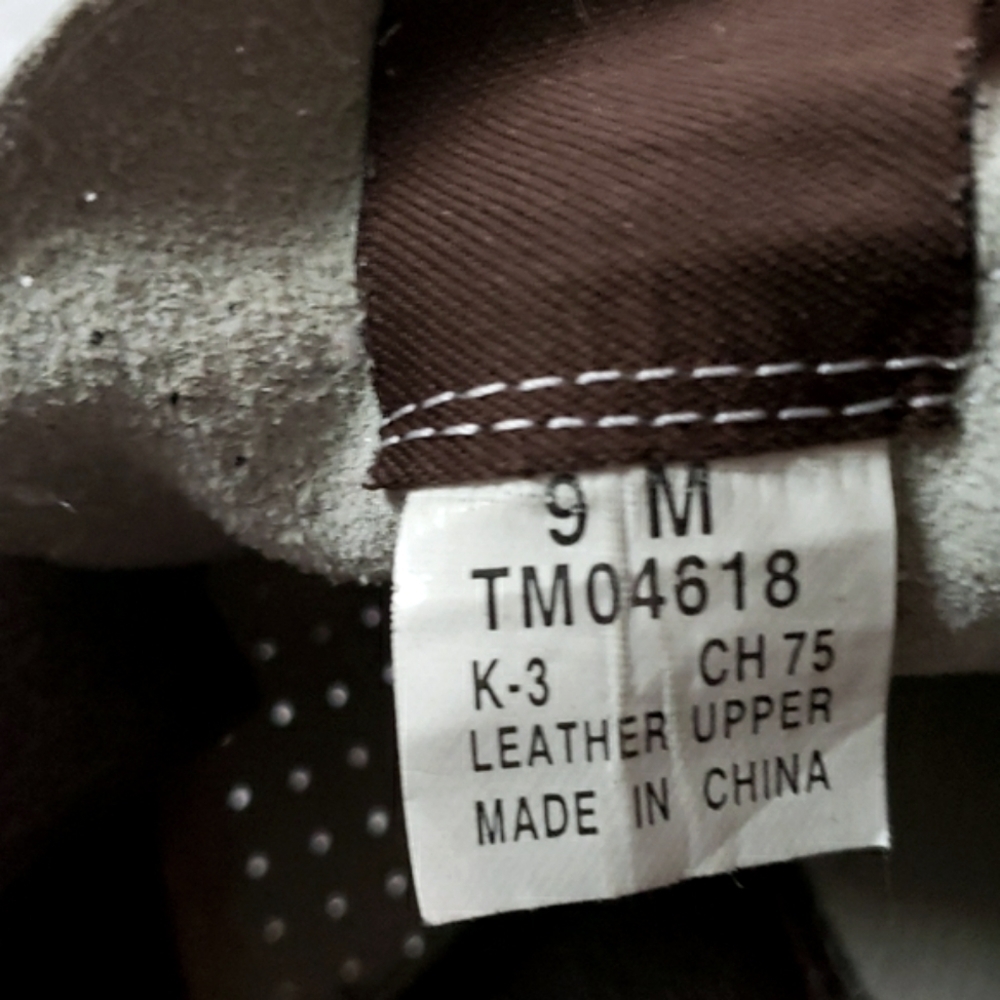Tommy Hilfiger Brown Suede/ White Cloth Sneakers TM04618 Men 9M - Picture 12 of 14